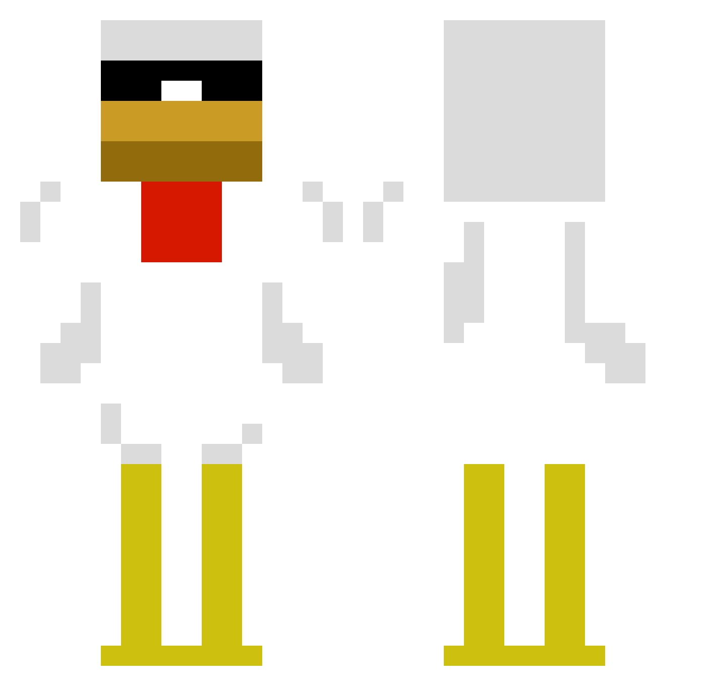 diegom111 Minecraft skin, front and back view