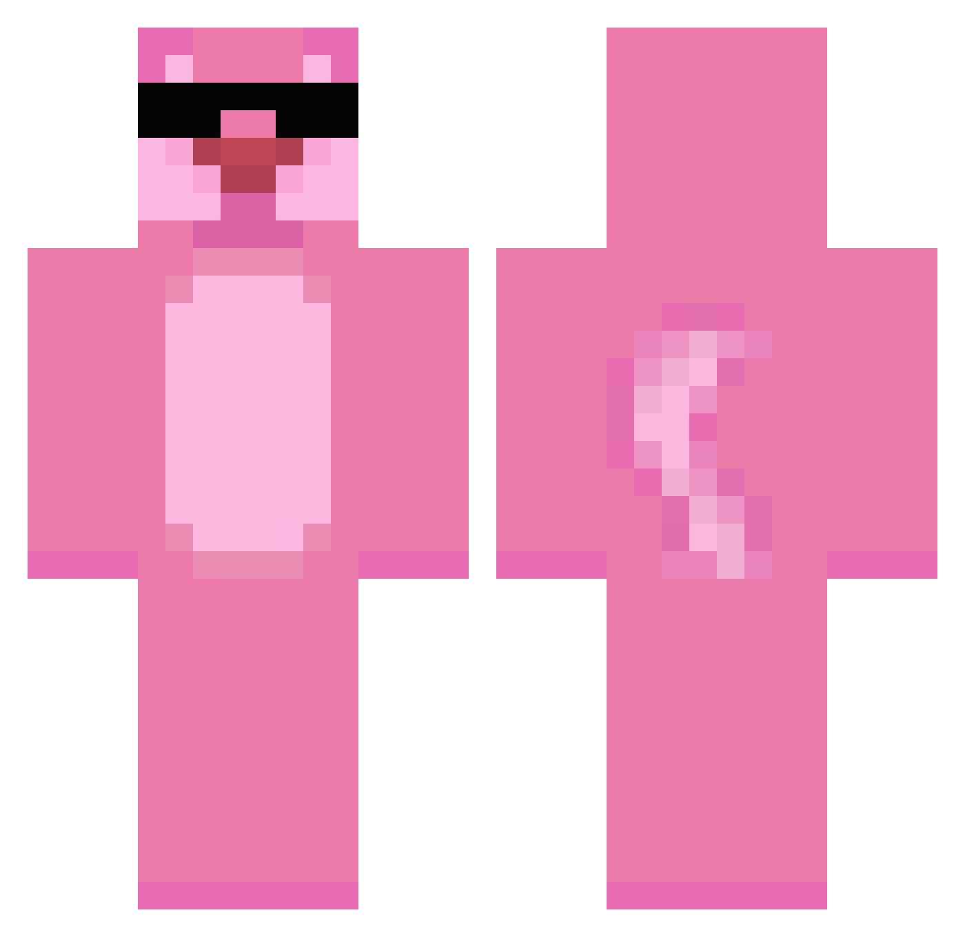 JerrJerr Minecraft skin, front and back view