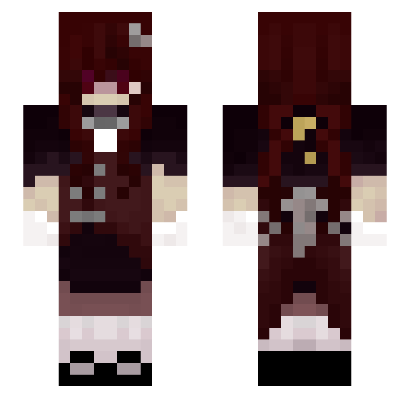 kalopsiaannn Minecraft skin, front and back view