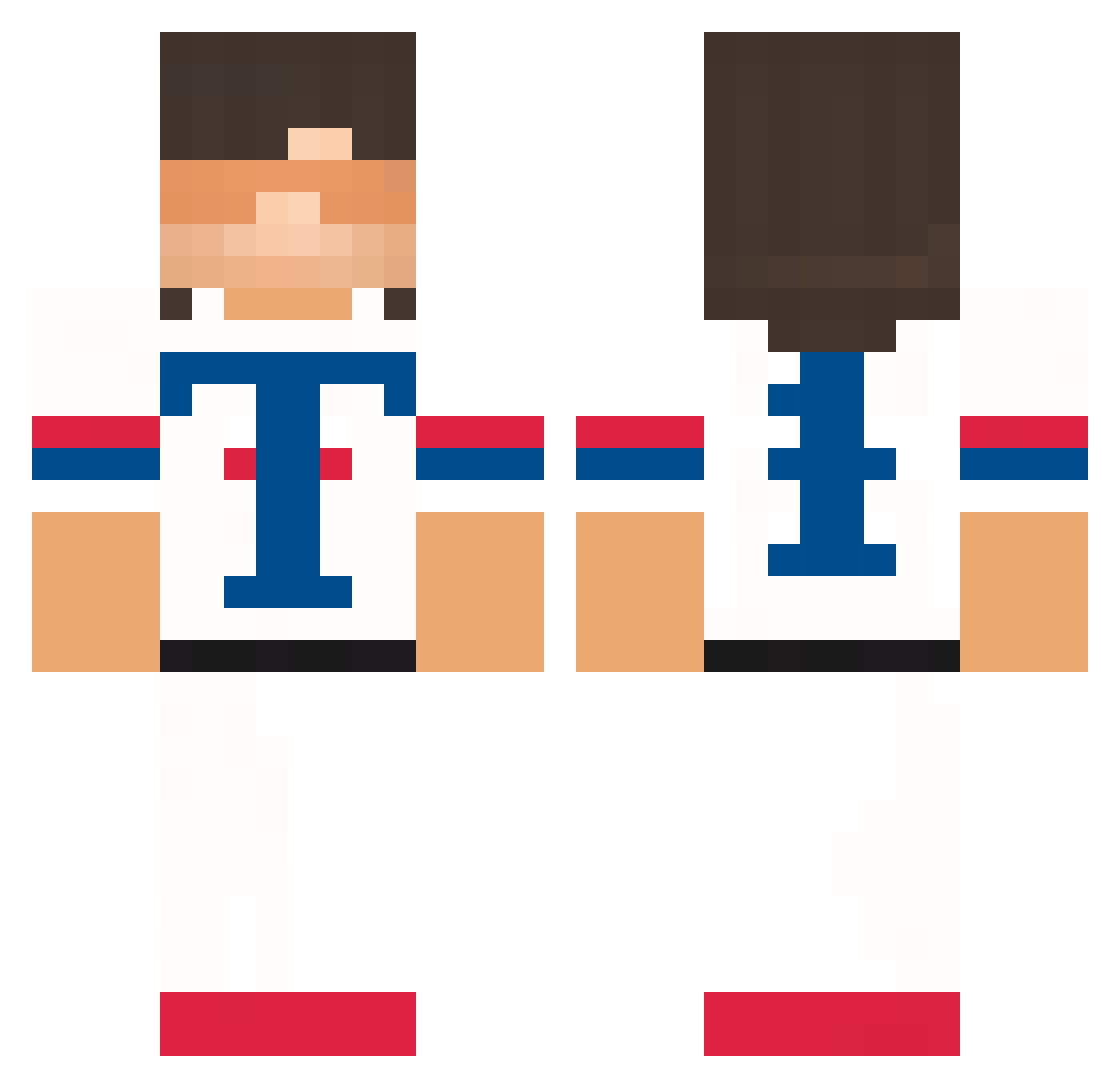 ShiffheadTVFan2 Minecraft skin, front and back view