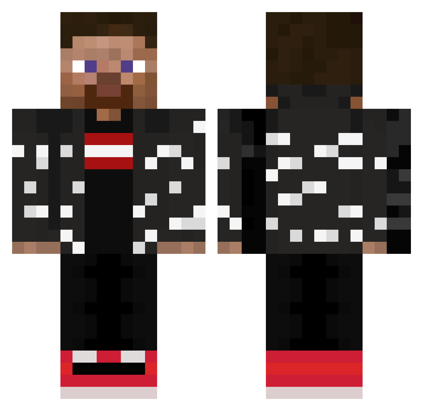 _PanKabanosek_ Minecraft skin, front and back view