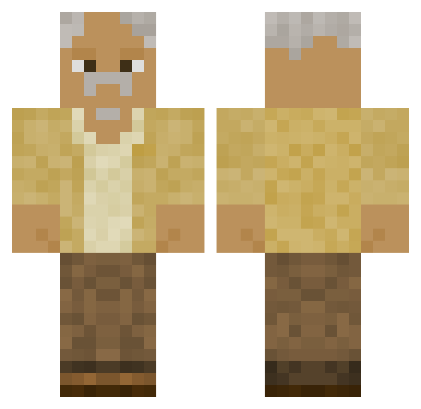 zaska2005 Minecraft skin, front and back view