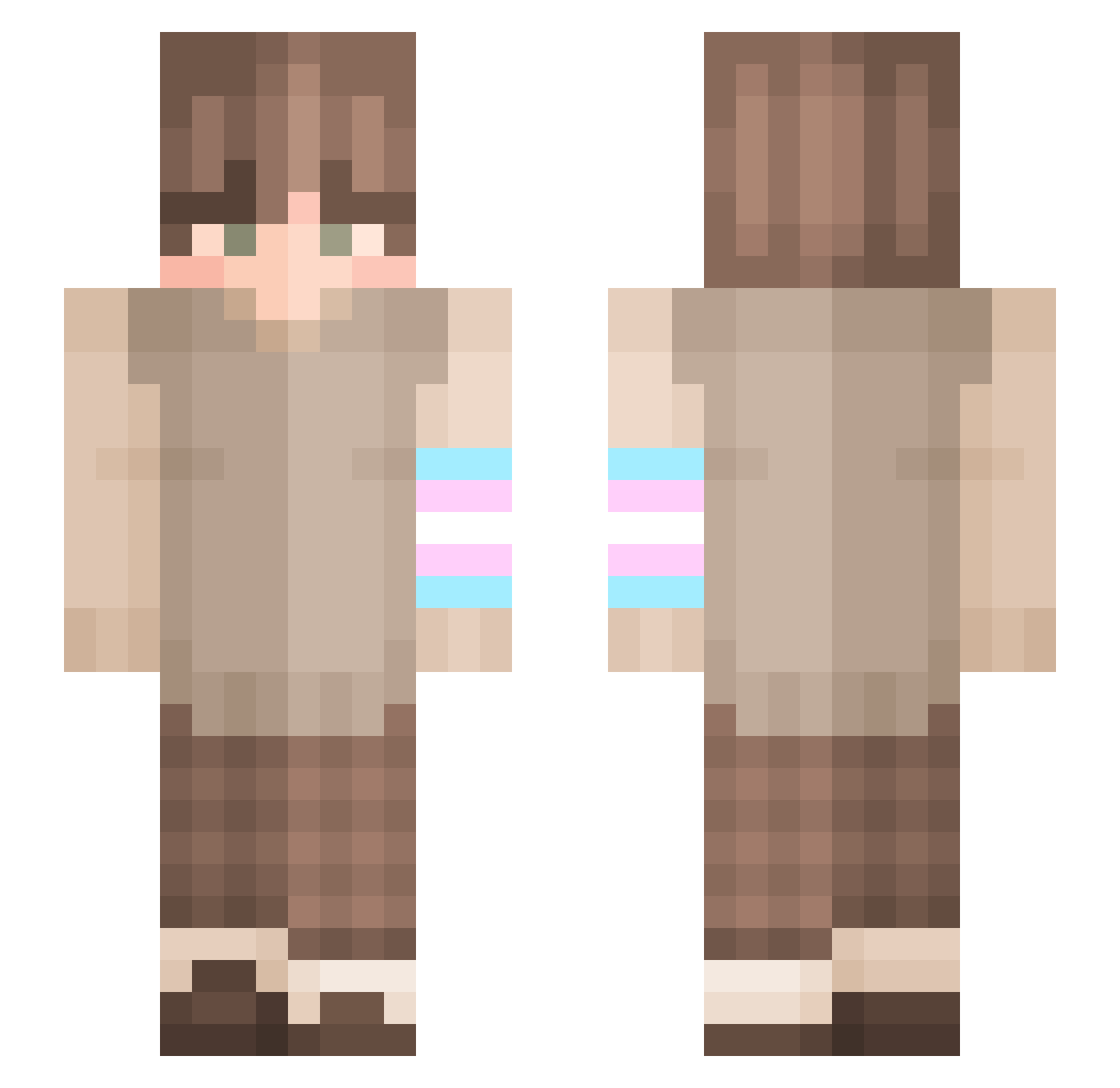 Sleepy__Gremlin Minecraft skin, front and back view