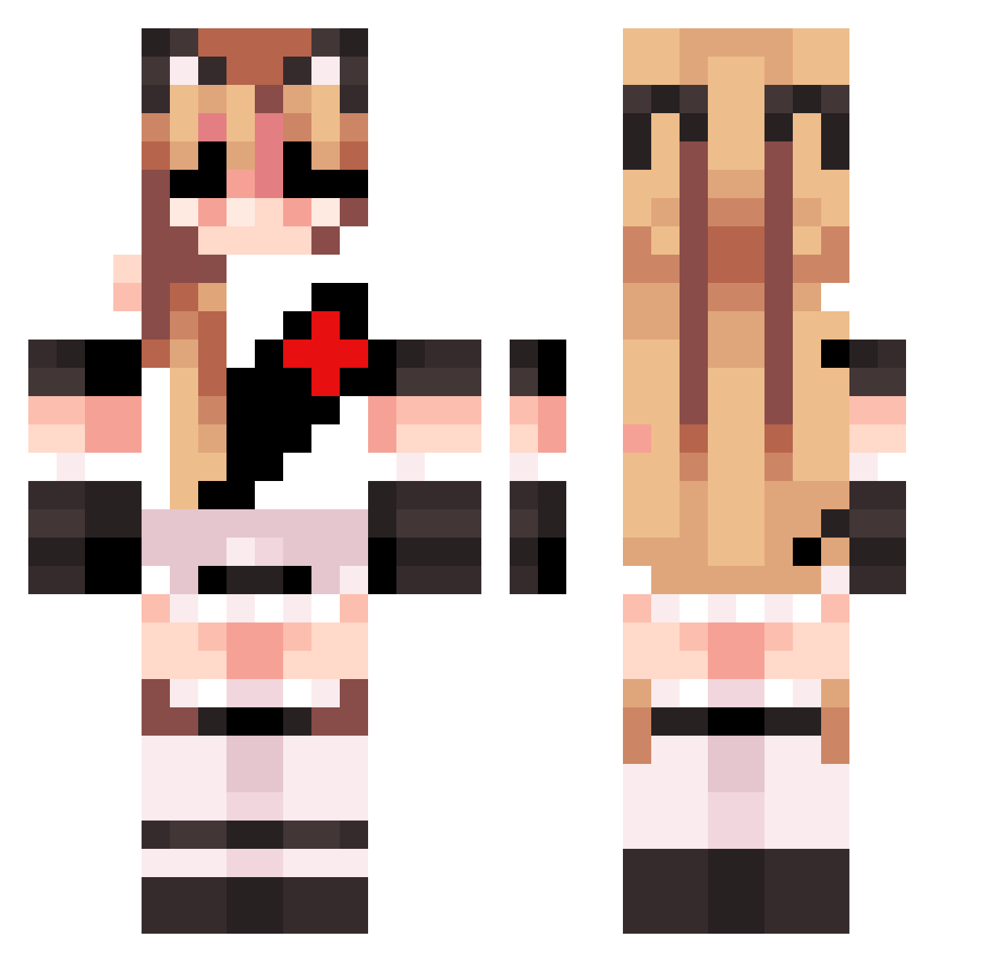 AGPGAMER_9 Minecraft skin, front and back view