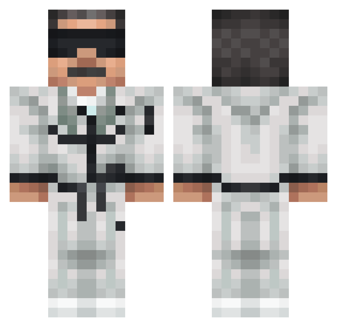 AngeloSIuu Minecraft skin, front and back view