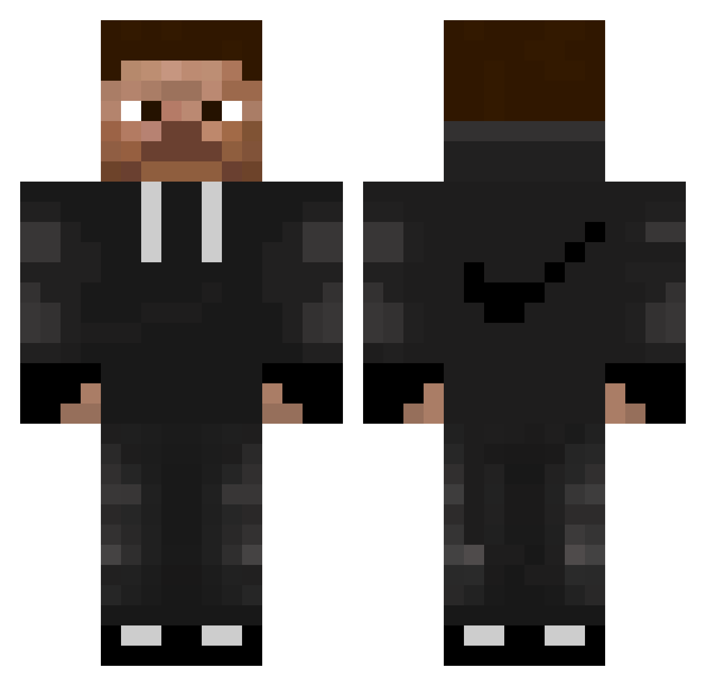 Dark_Jayden Minecraft skin, front and back view