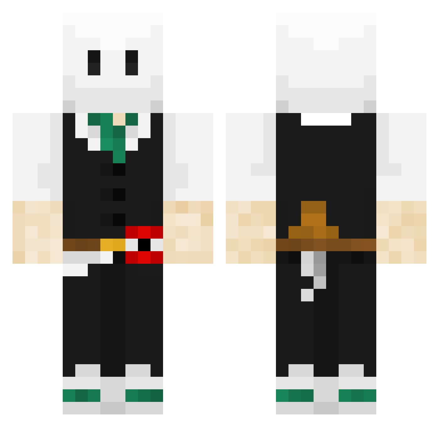 A_Cuppa_Tea Minecraft skin, front and back view