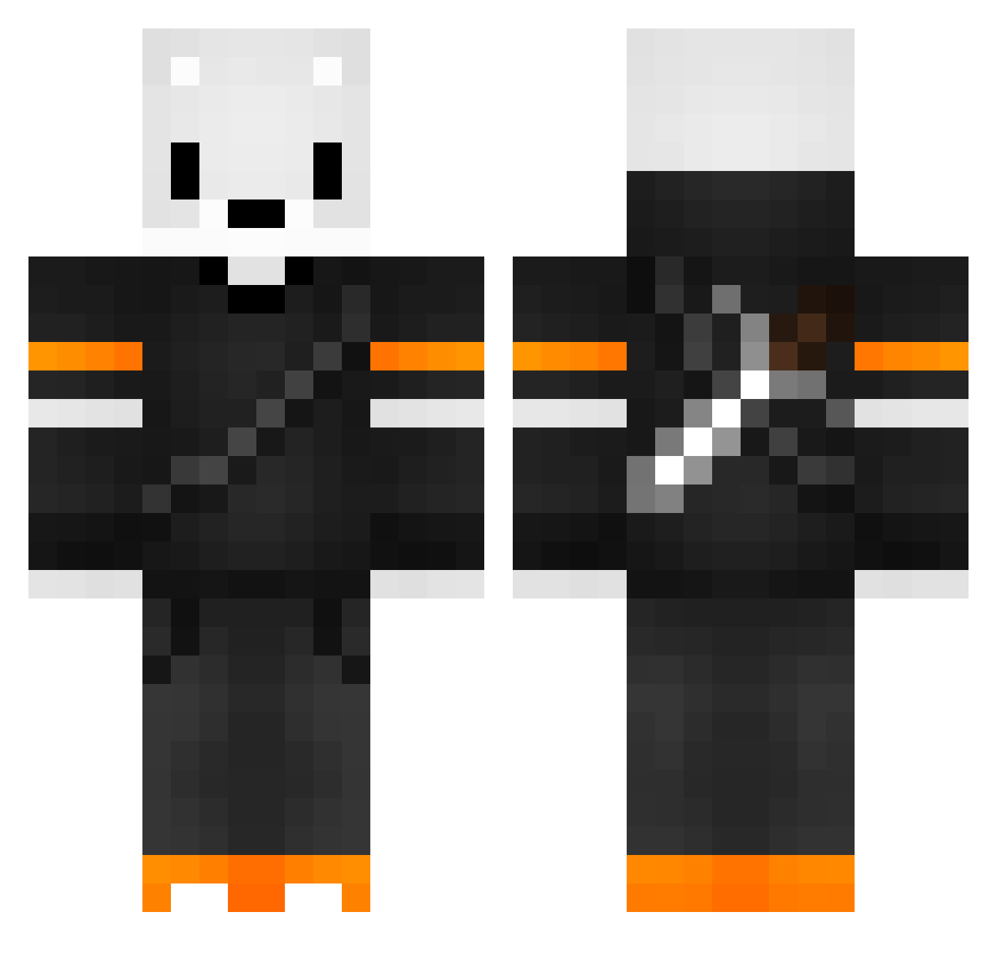 Battista_kek Minecraft skin, front and back view