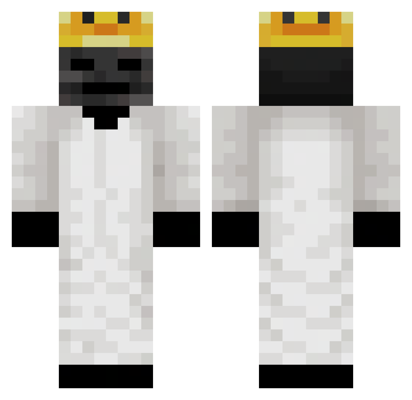 Rvxge_ Minecraft skin, front and back view