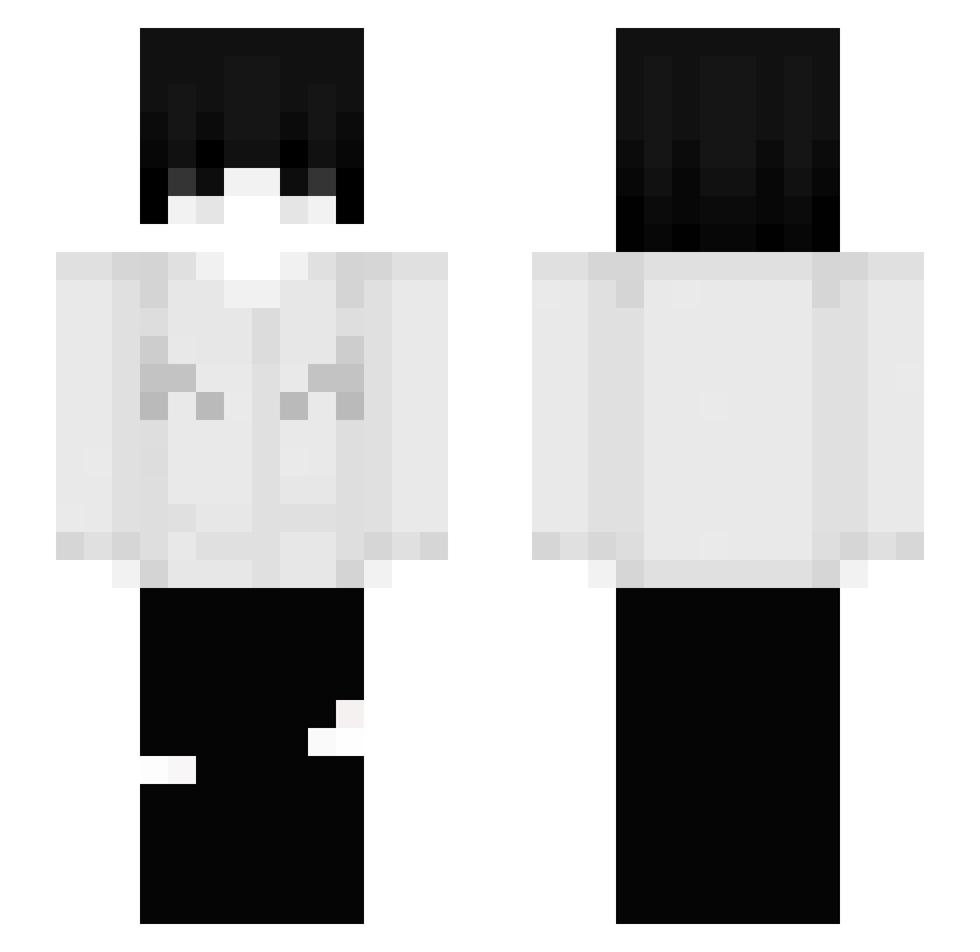 PoopHyun_12 Minecraft skin, front and back view