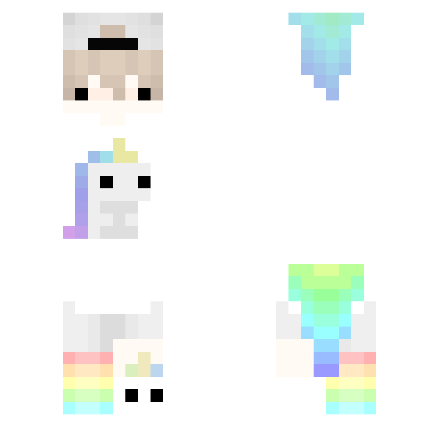 luxensolis Minecraft skin, front and back view