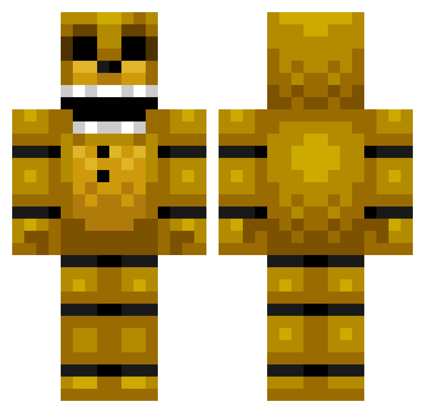thiago20285 Minecraft skin, front and back view
