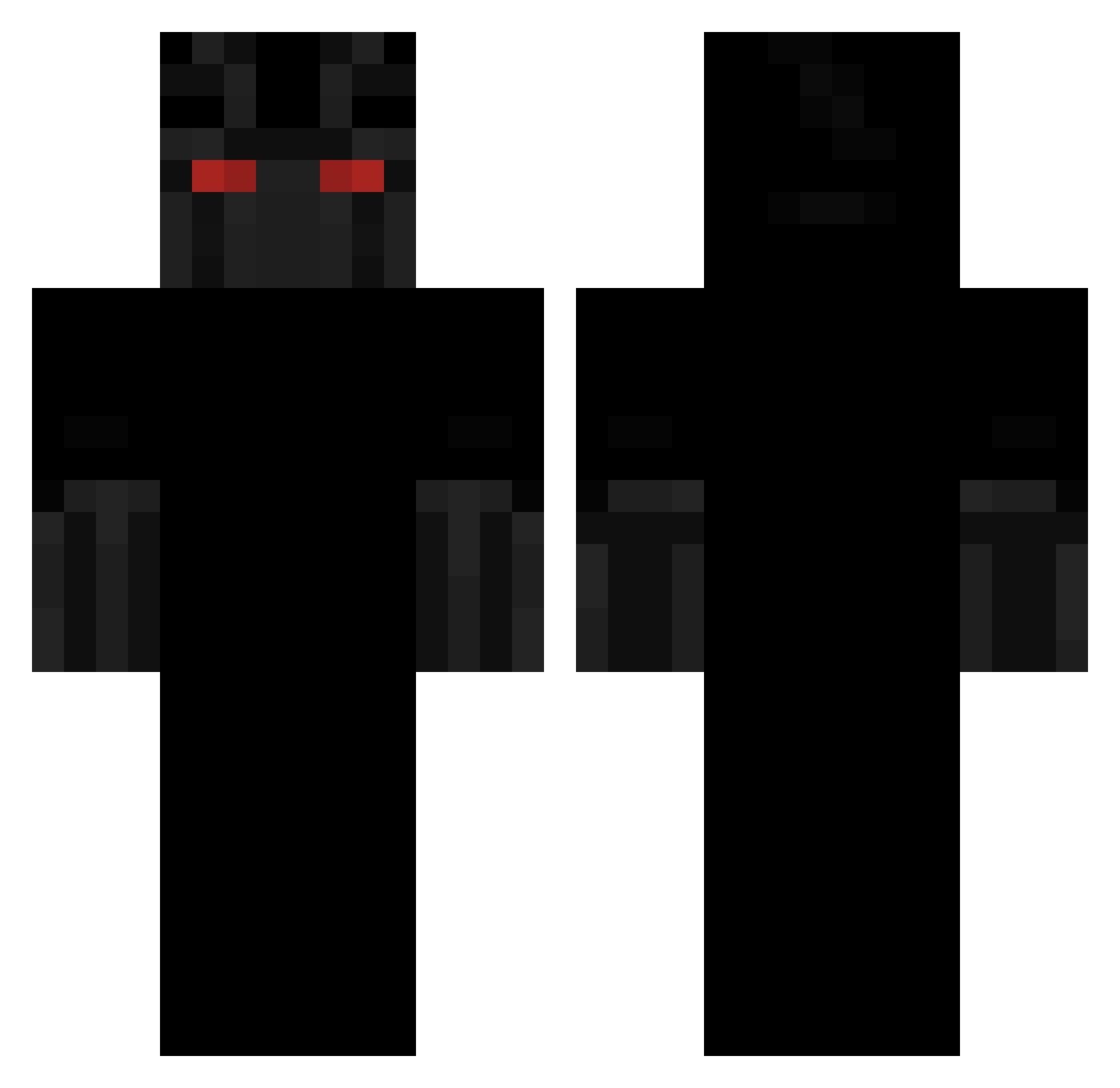 TheRimey Minecraft skin, front and back view