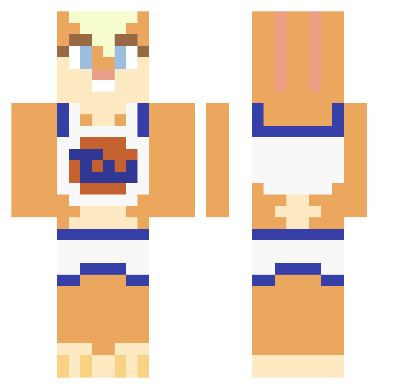 GhostReaper__ Minecraft skin, front and back view