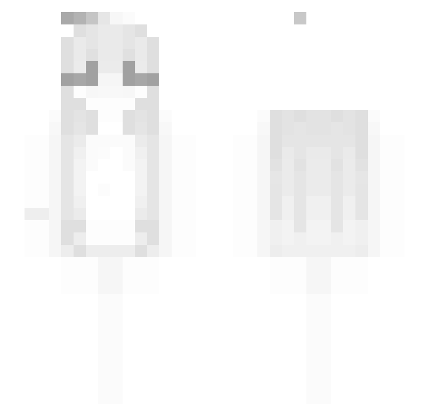 Danwaeir Minecraft skin, front and back view