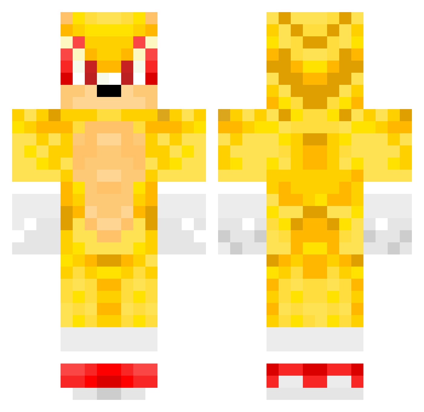 ggcool2 Minecraft skin, front and back view