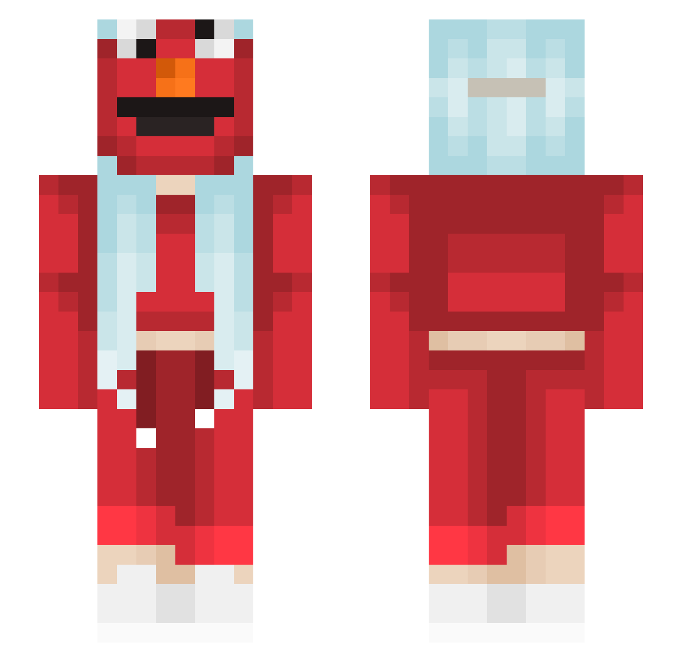 EdgarFriend_Alt1 Minecraft skin, front and back view