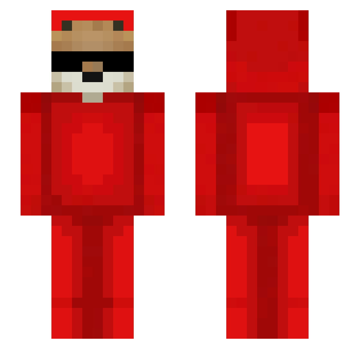 khyccohh Minecraft skin, front and back view