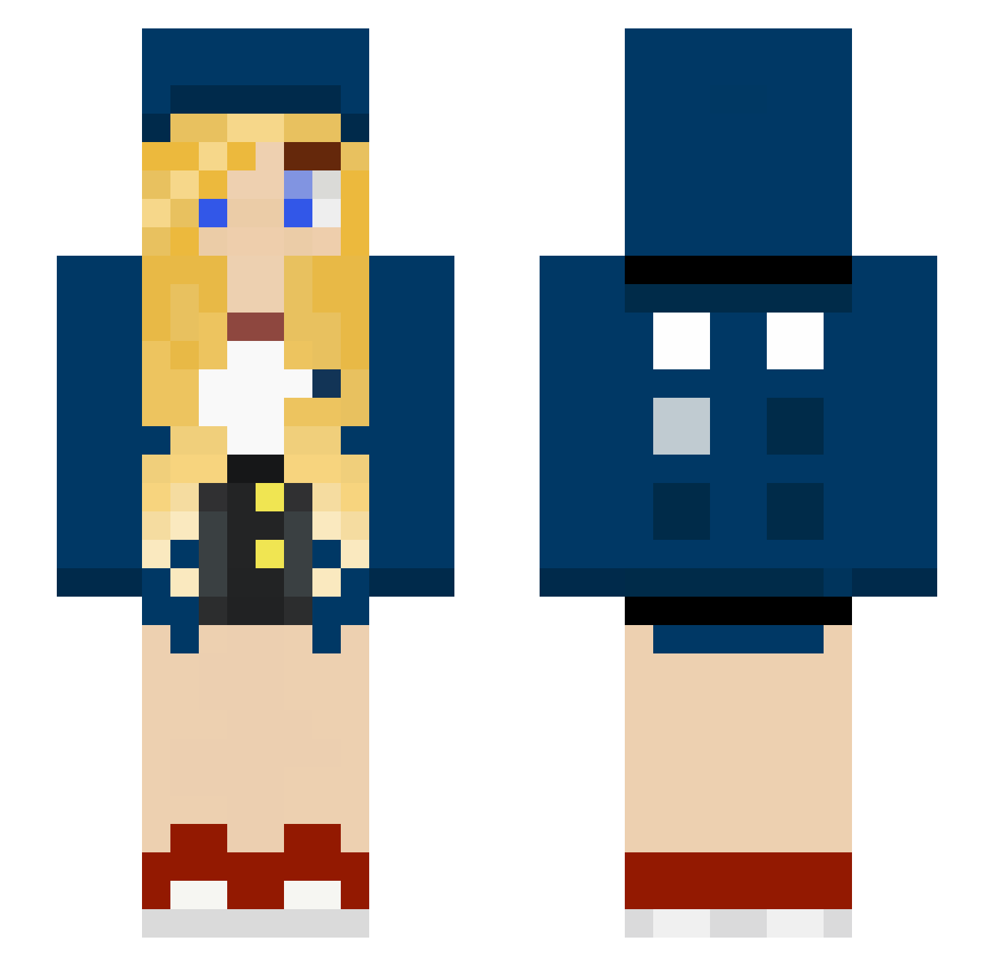 Jackelo - thirteenth doctor Minecraft skin