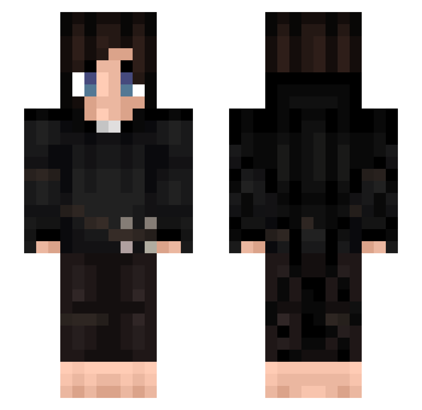 Shai_Vainer Minecraft skin, front and back view