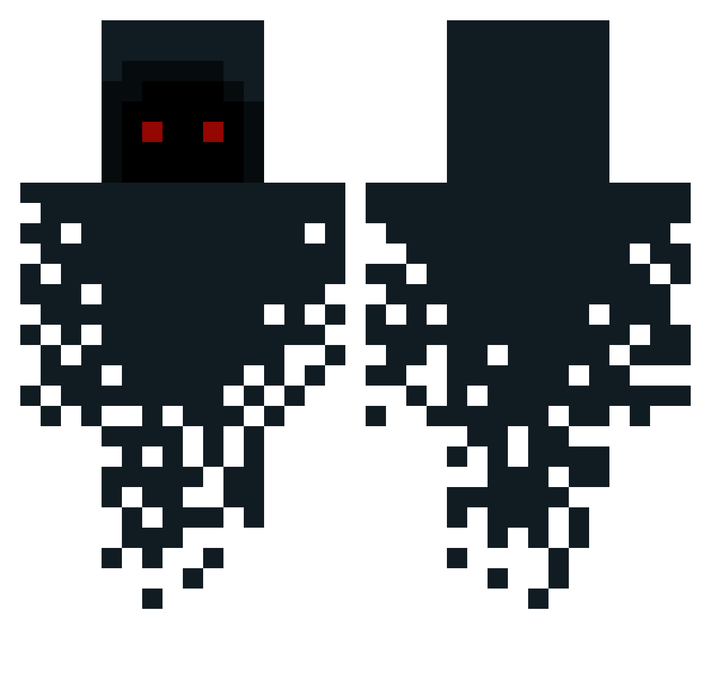 Hrcek_ Minecraft skin, front and back view