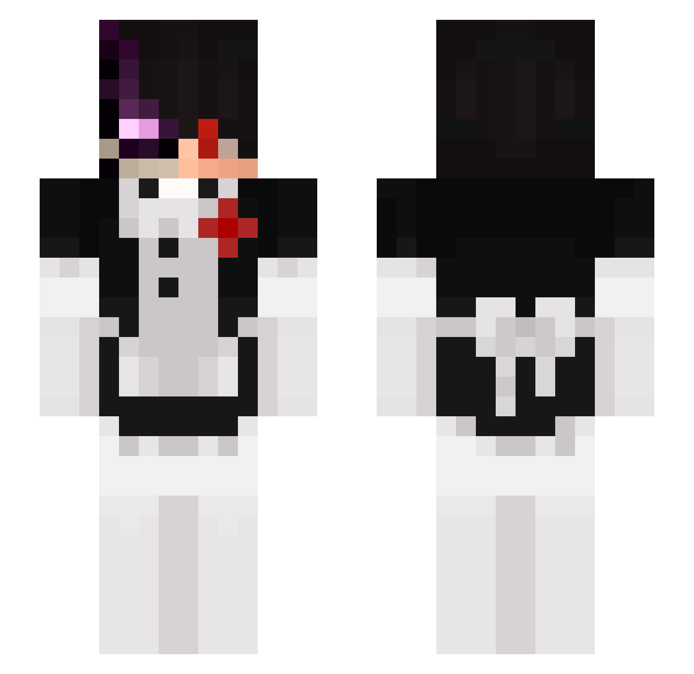 _N_E_0_ Minecraft skin, front and back view