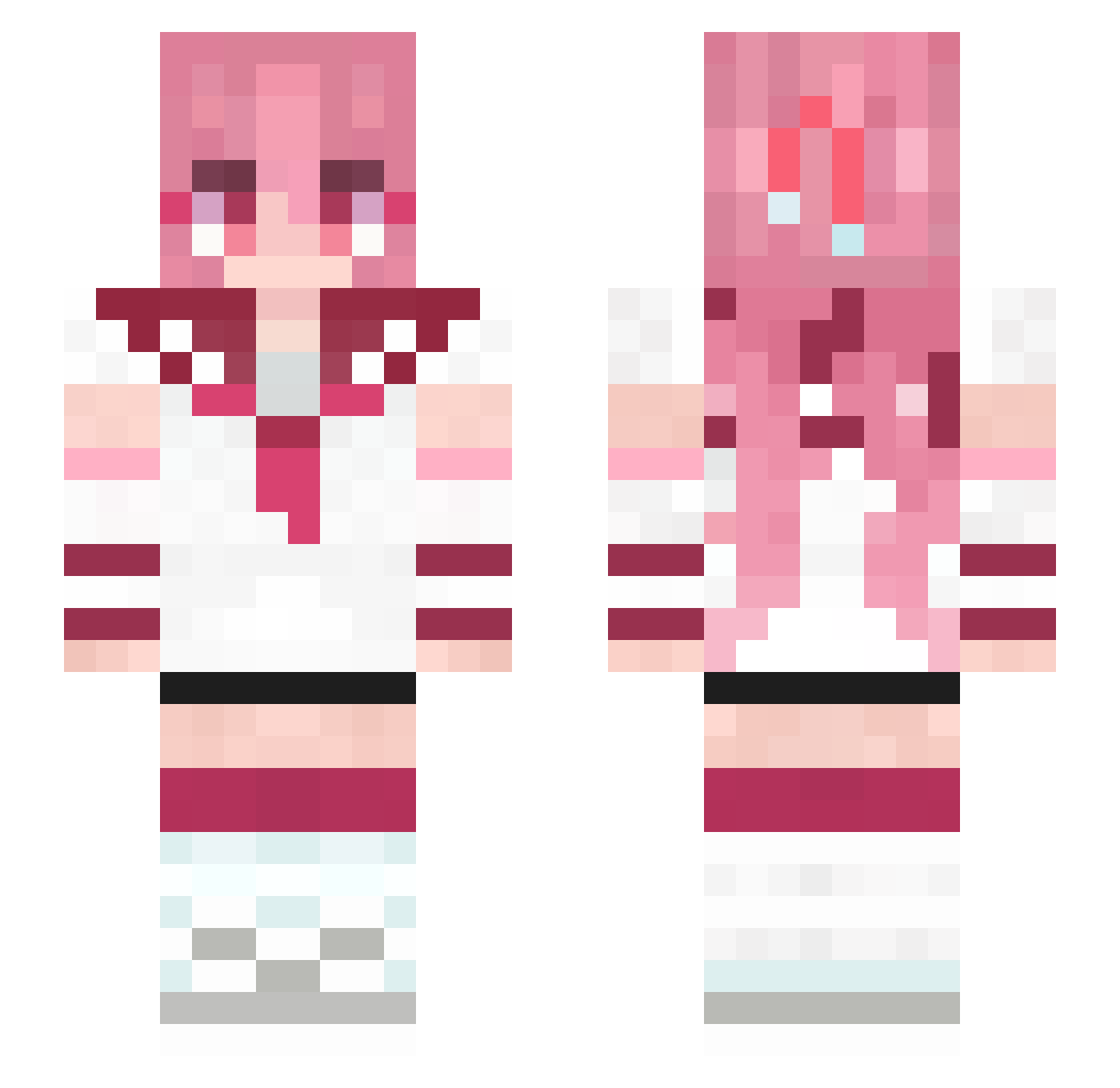 XingChen_XC Minecraft skin, front and back view