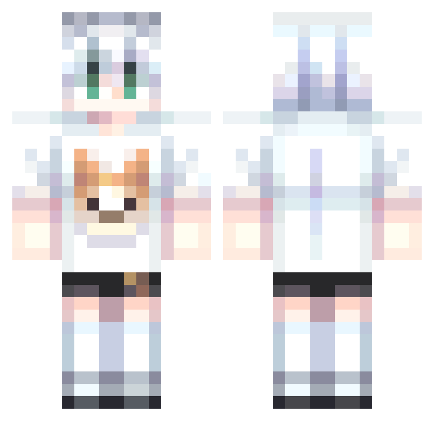 Daydreamer0_o Minecraft skin, front and back view