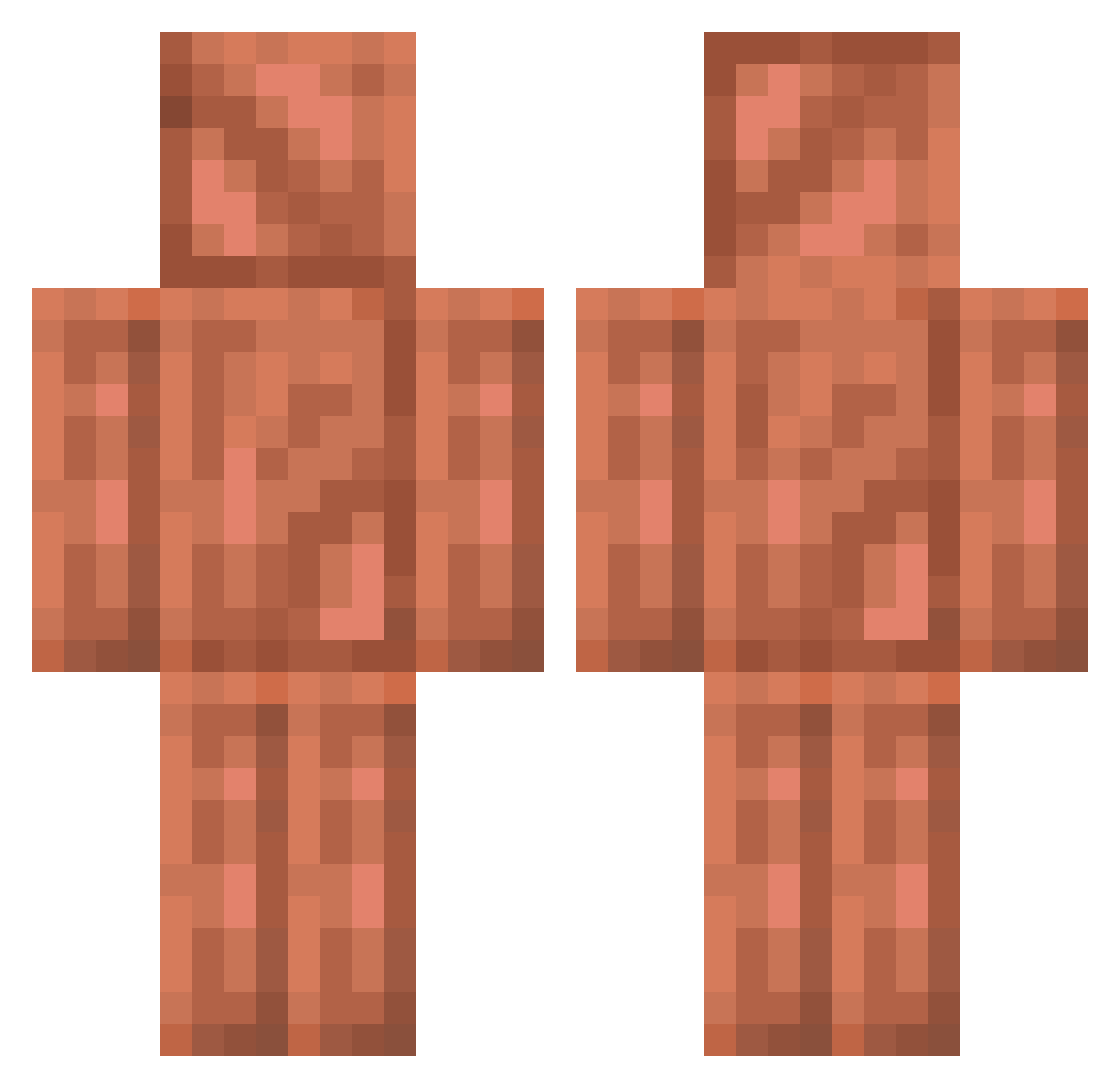 Kkeerryy Minecraft skin, front and back view