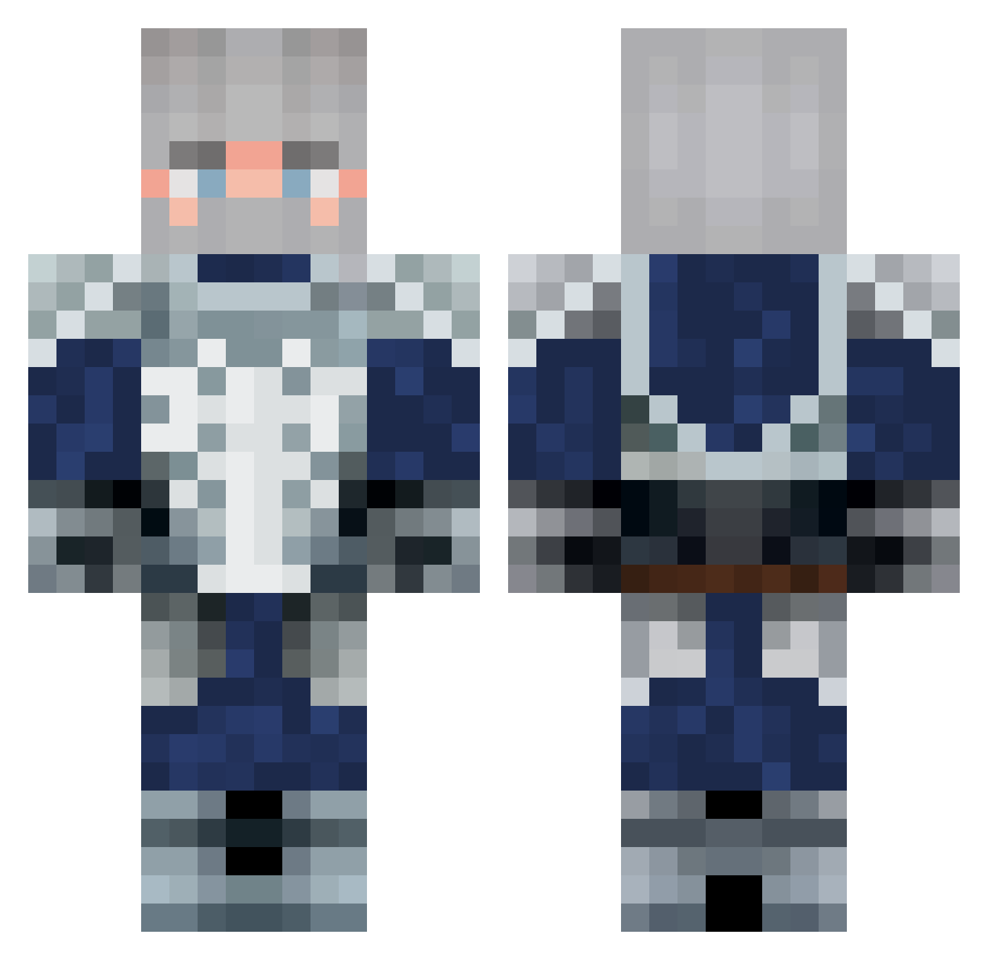 SirGodzilla_ Minecraft skin, front and back view