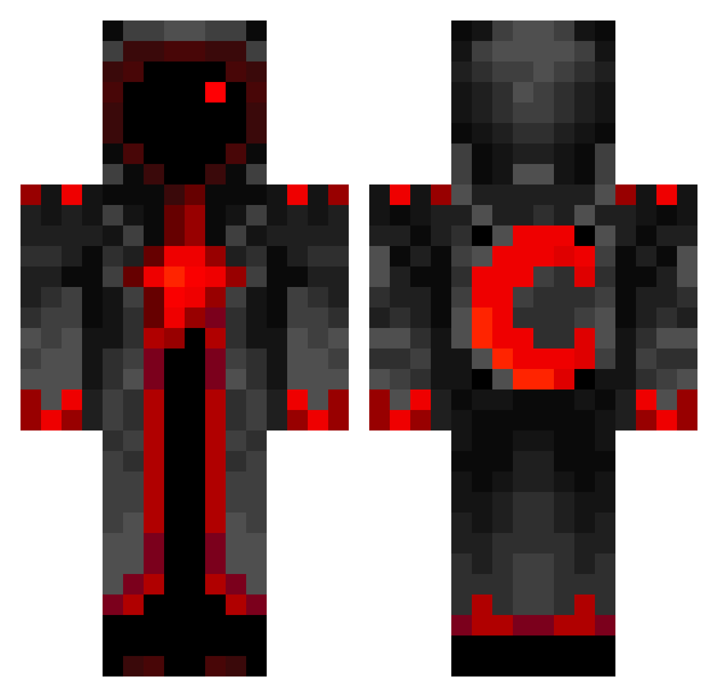 Timka1545 Minecraft skin, front and back view