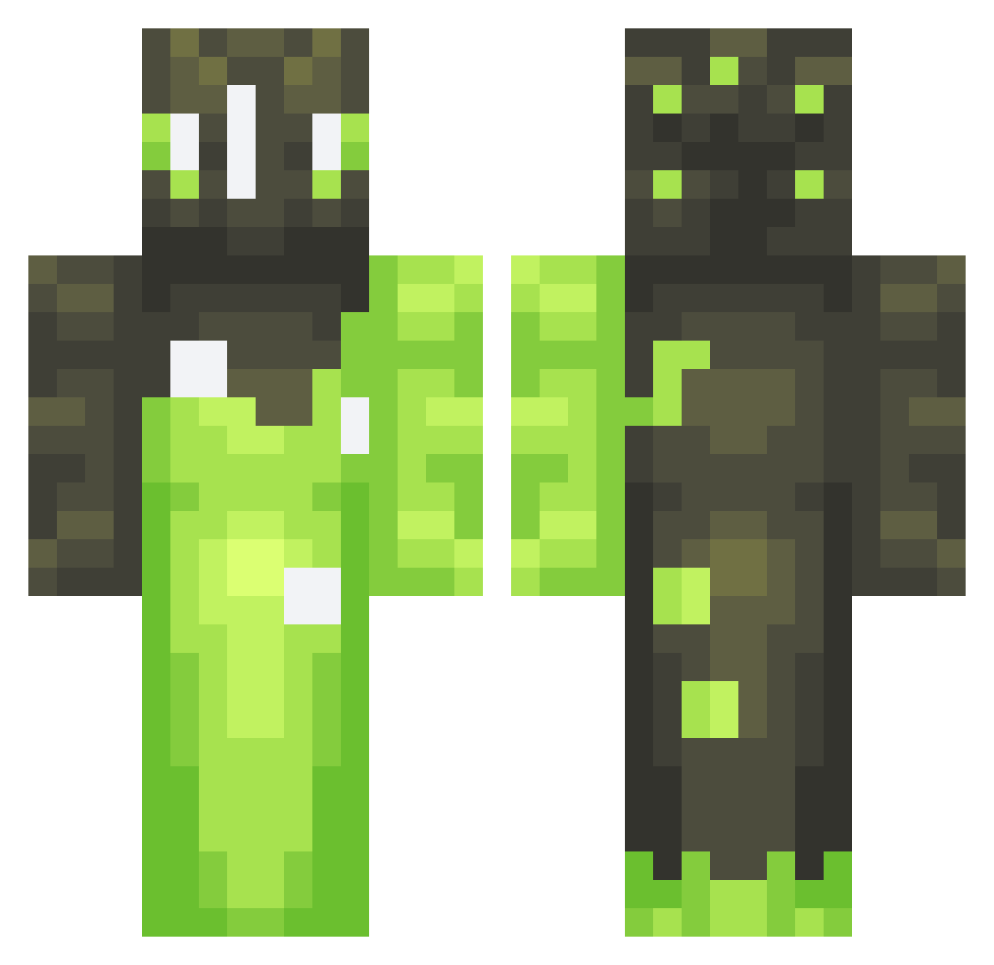 _Toxic_iTa Minecraft skin, front and back view