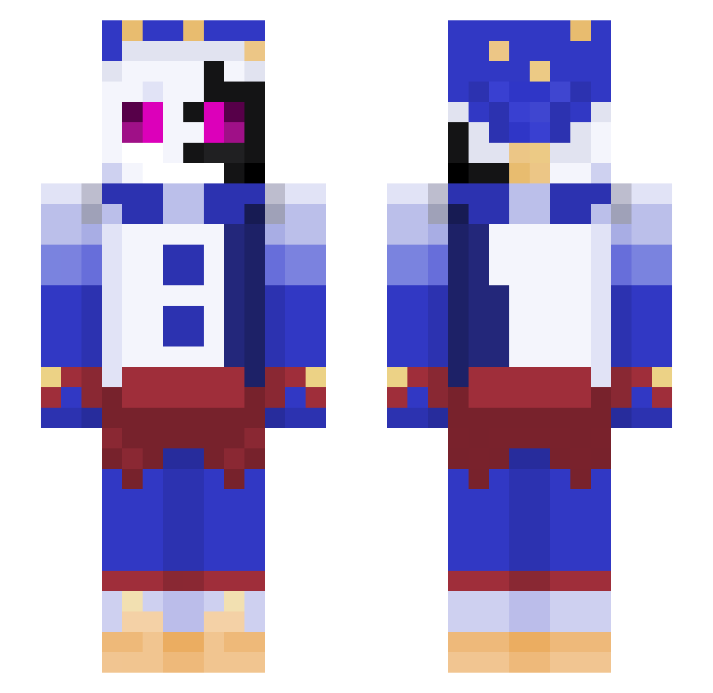 b2v2 - moondrop Minecraft skin