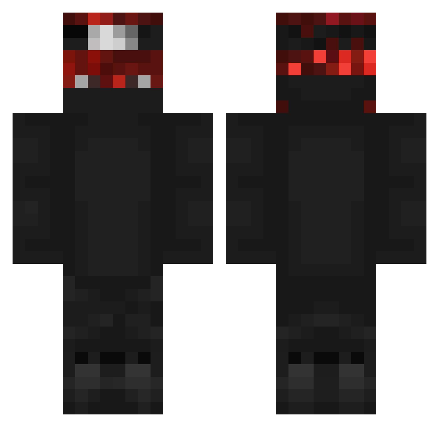Ultrax_646 Minecraft skin, front and back view