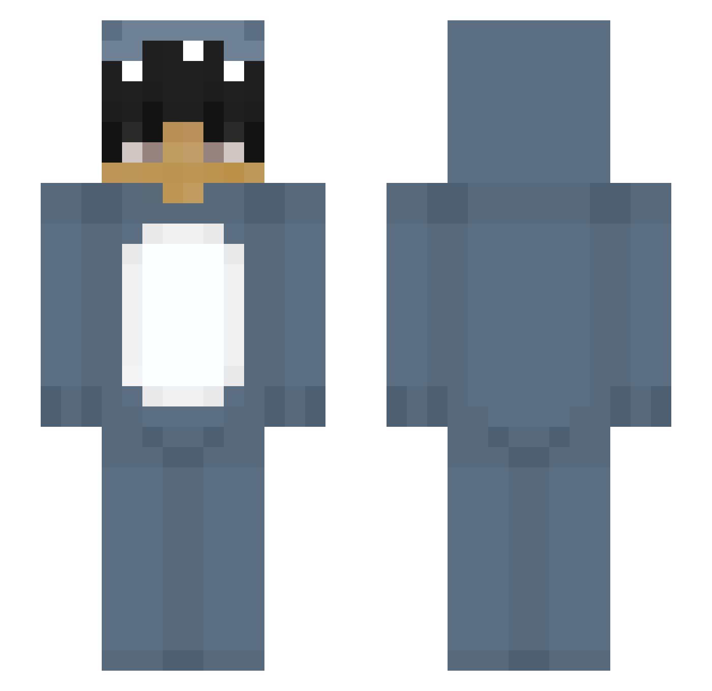 hohoho11 Minecraft skin, front and back view