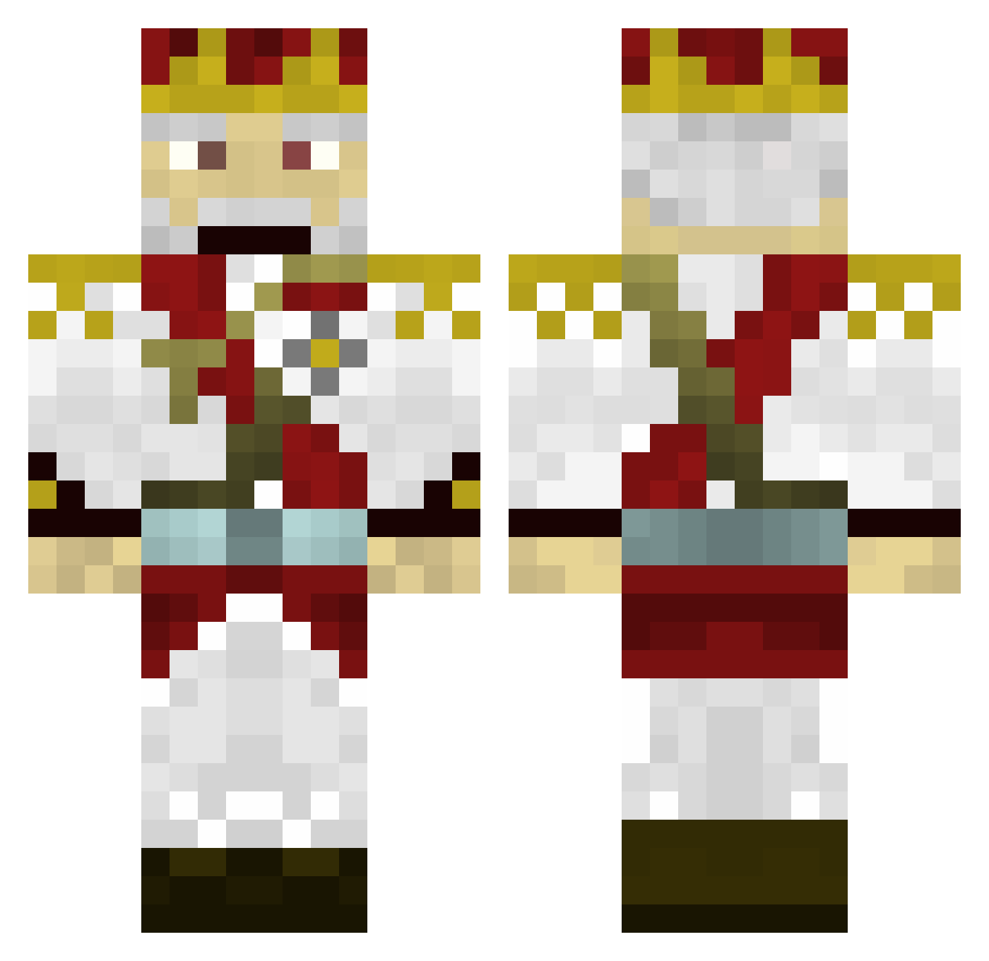 Cherry_Tango Minecraft skin, front and back view