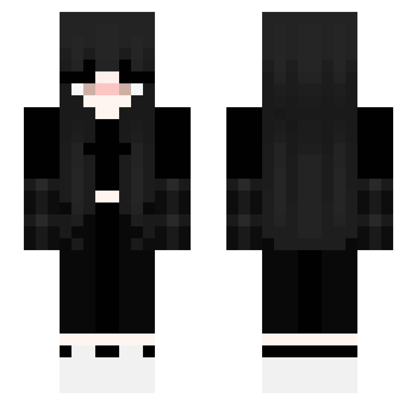 Wikusiia_ Minecraft skin, front and back view