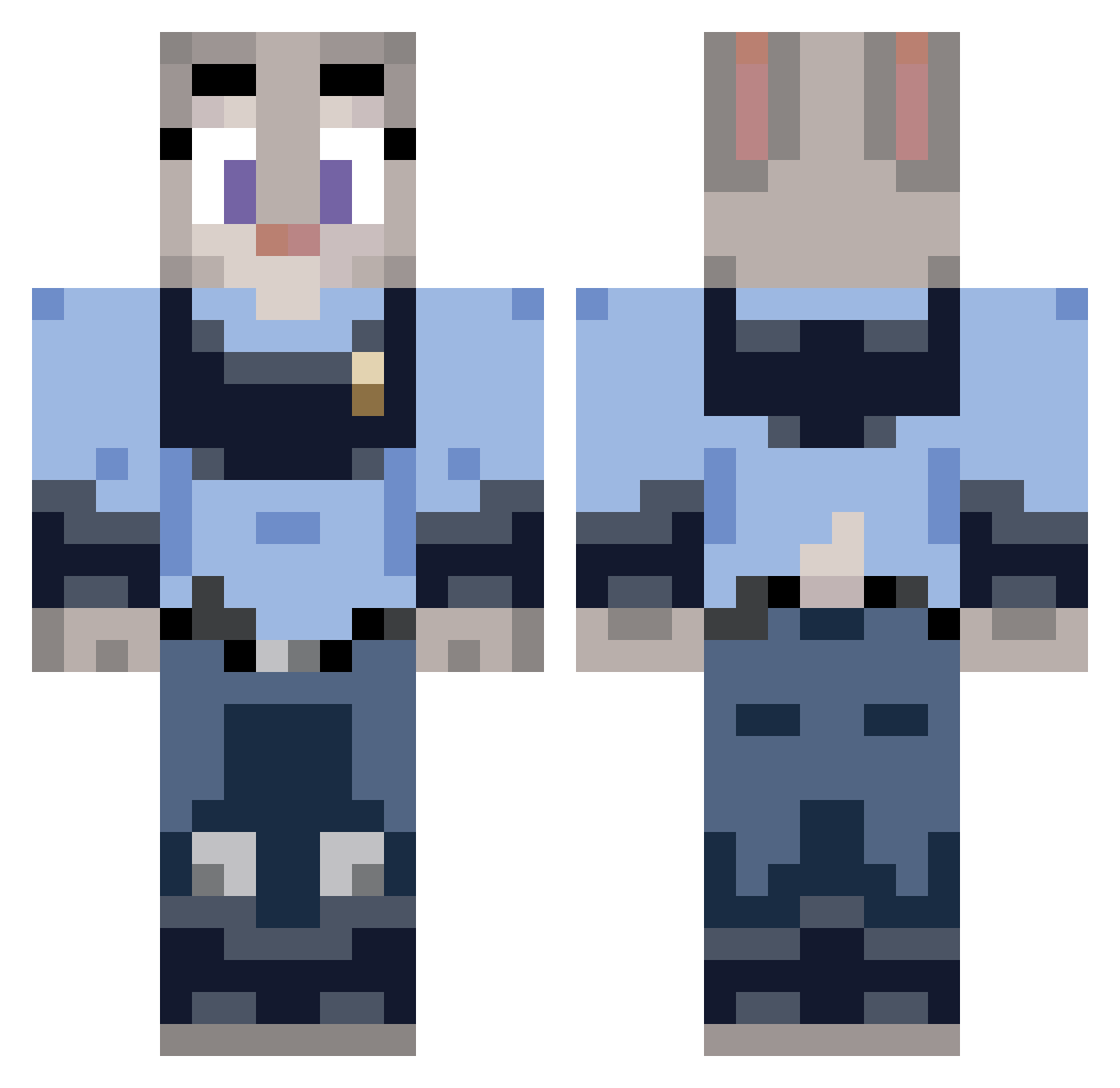 KIdsInsideOfThe - zootopia Minecraft skin