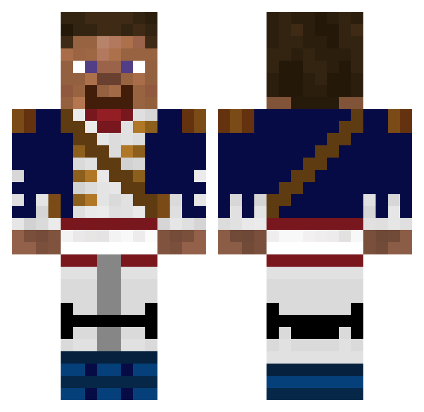 LILBROSKI1983 Minecraft skin, front and back view