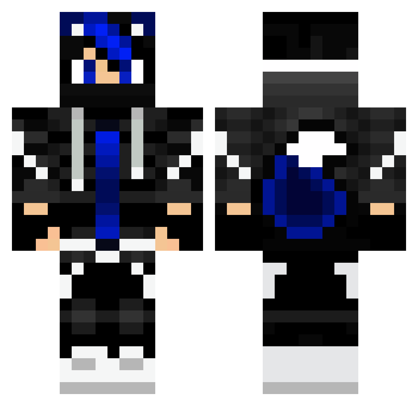 jojoblade24 Minecraft skin, front and back view
