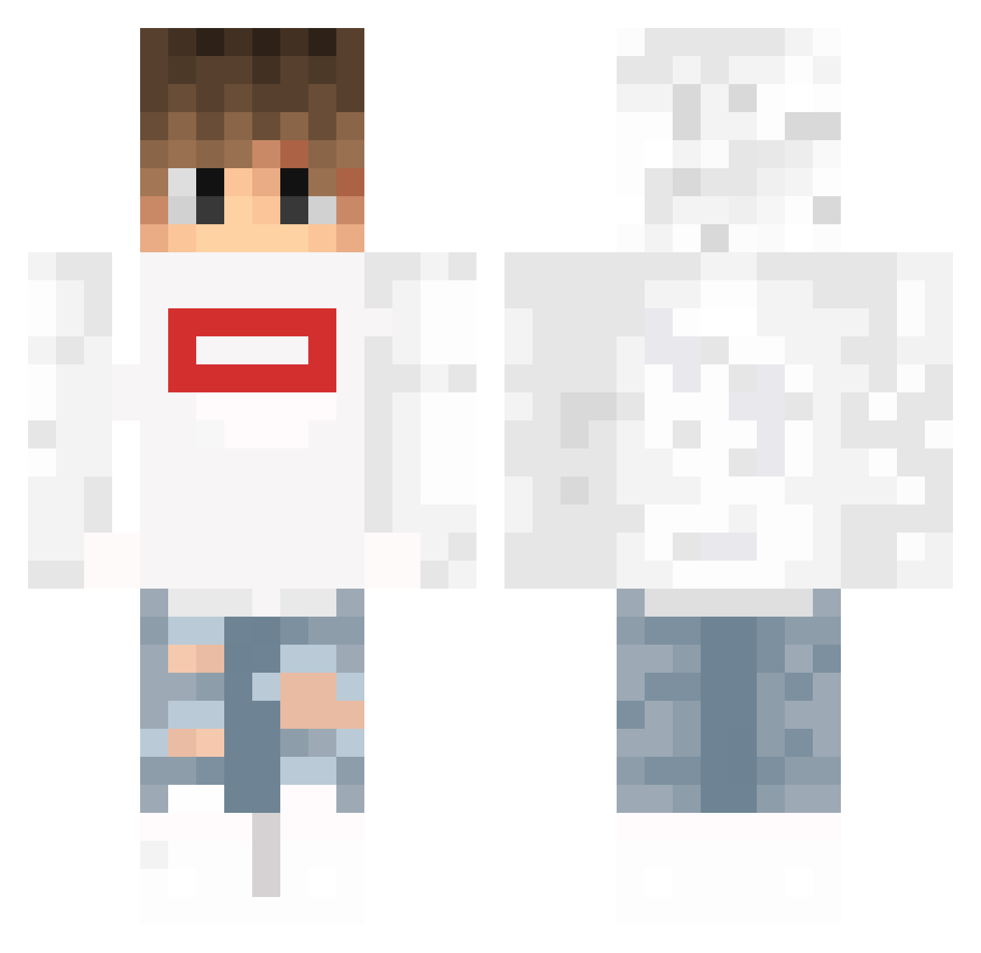 _Nice_Combo_ Minecraft skin, front and back view