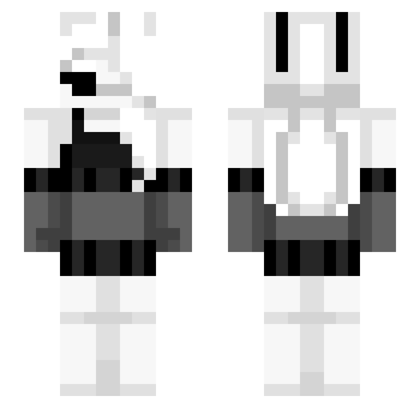 GERMANX12 Minecraft skin, front and back view
