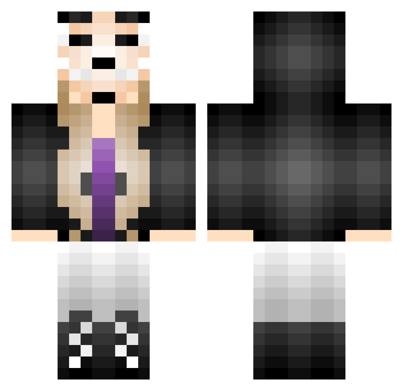 hib1scus_ Minecraft skin, front and back view