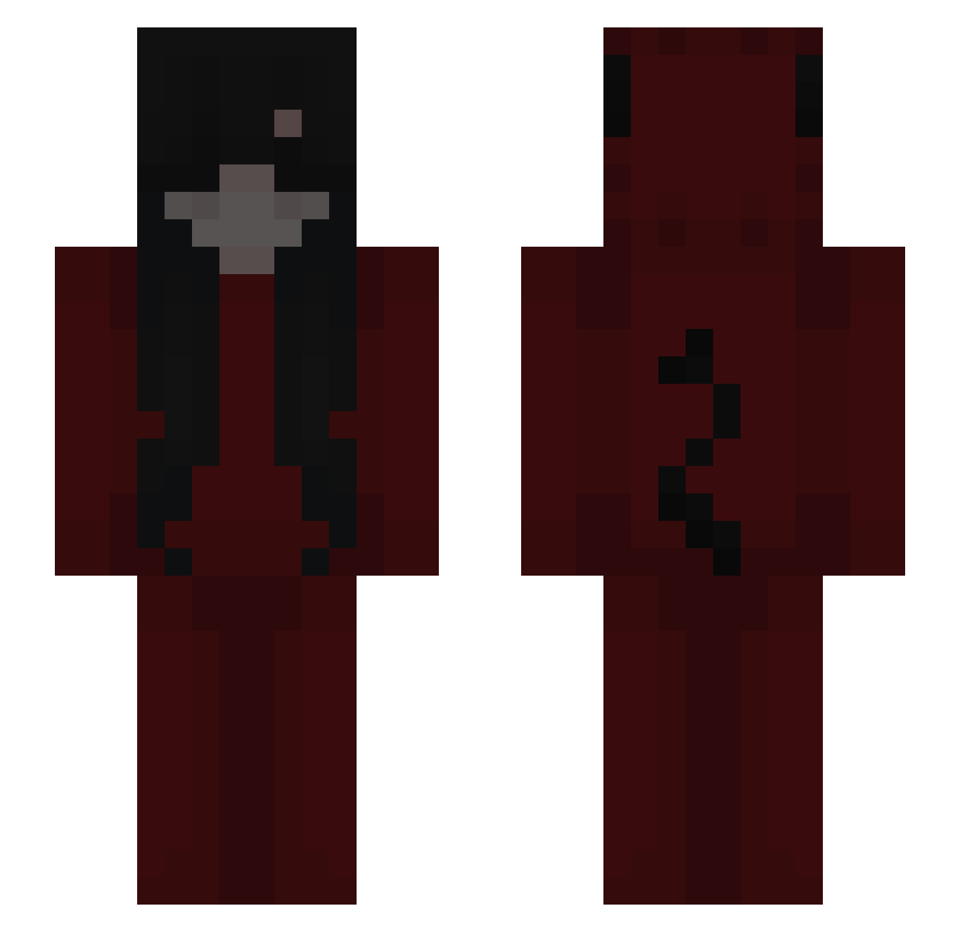 salkatoygra Minecraft skin, front and back view