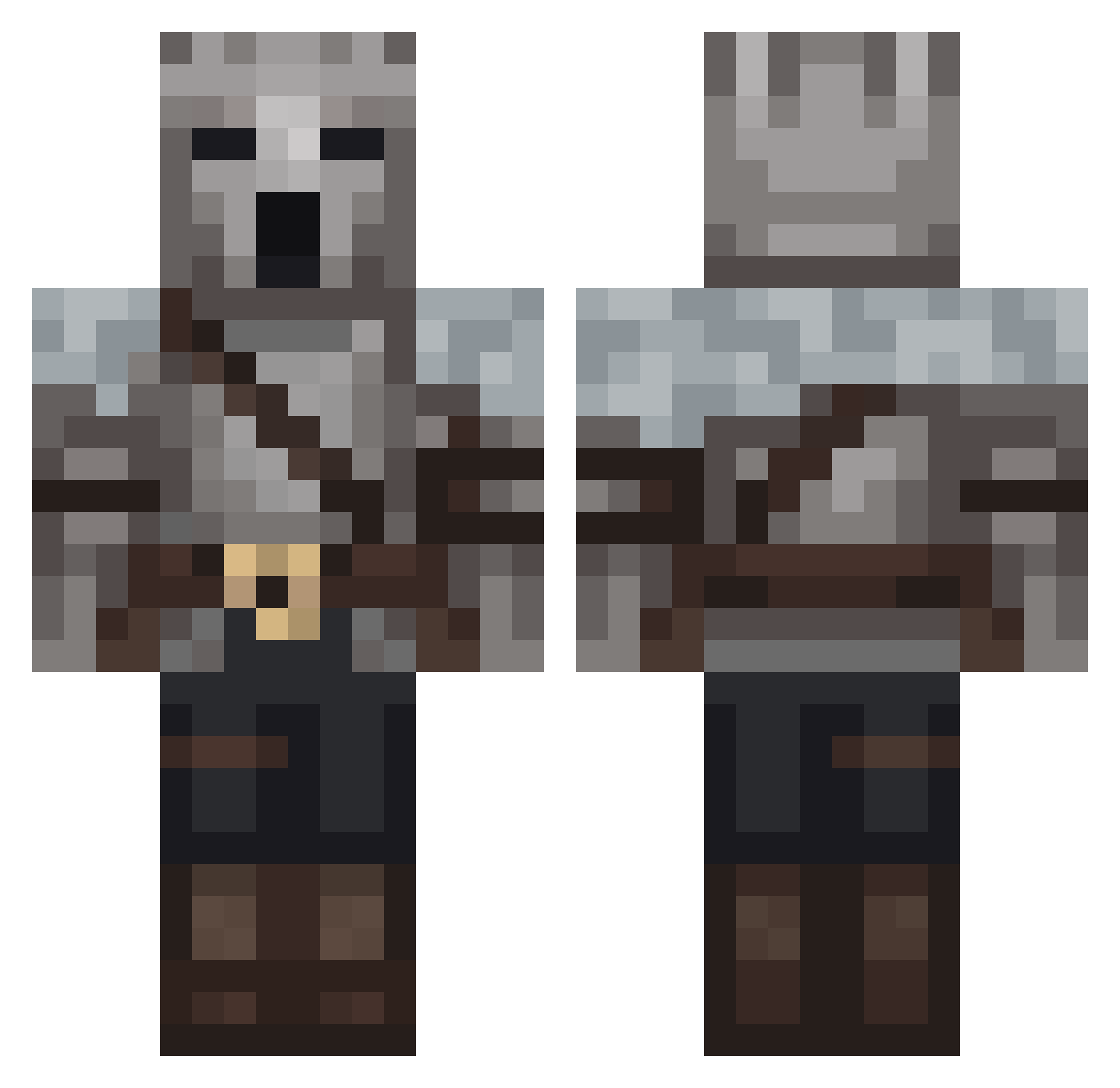 Ignaciouss1 Minecraft skin, front and back view