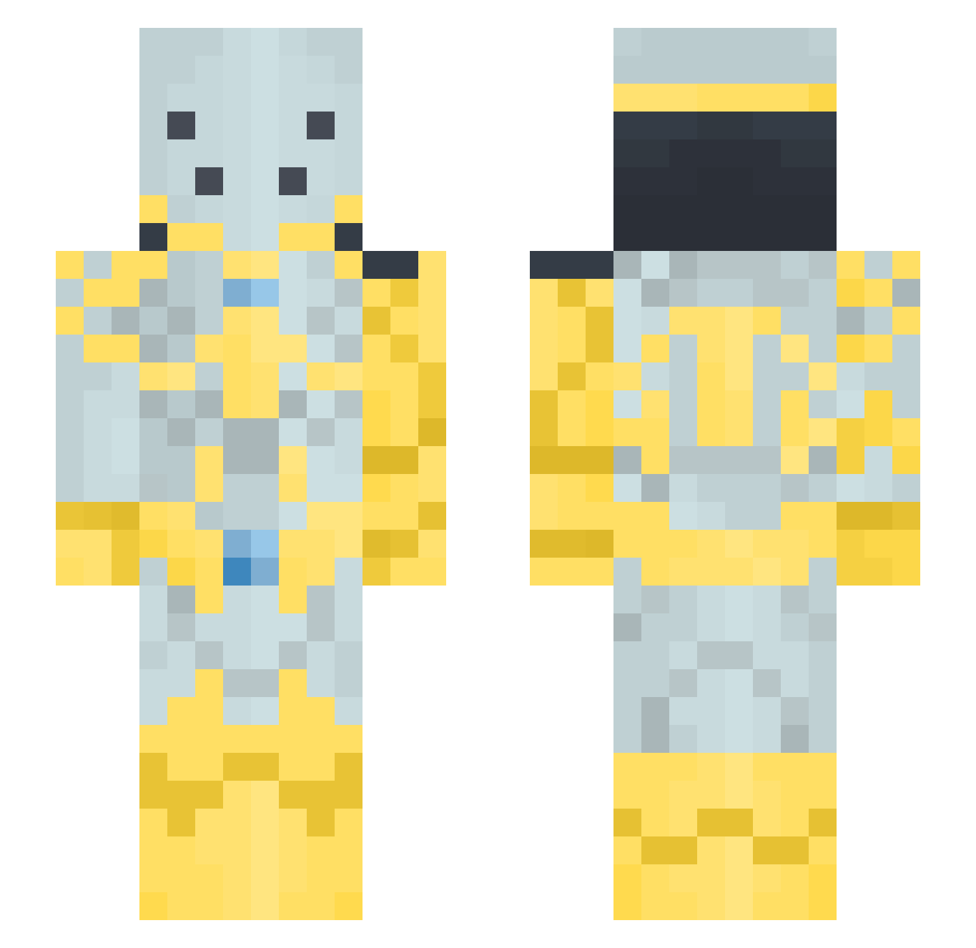 ThePocoLoco Minecraft skin, front and back view