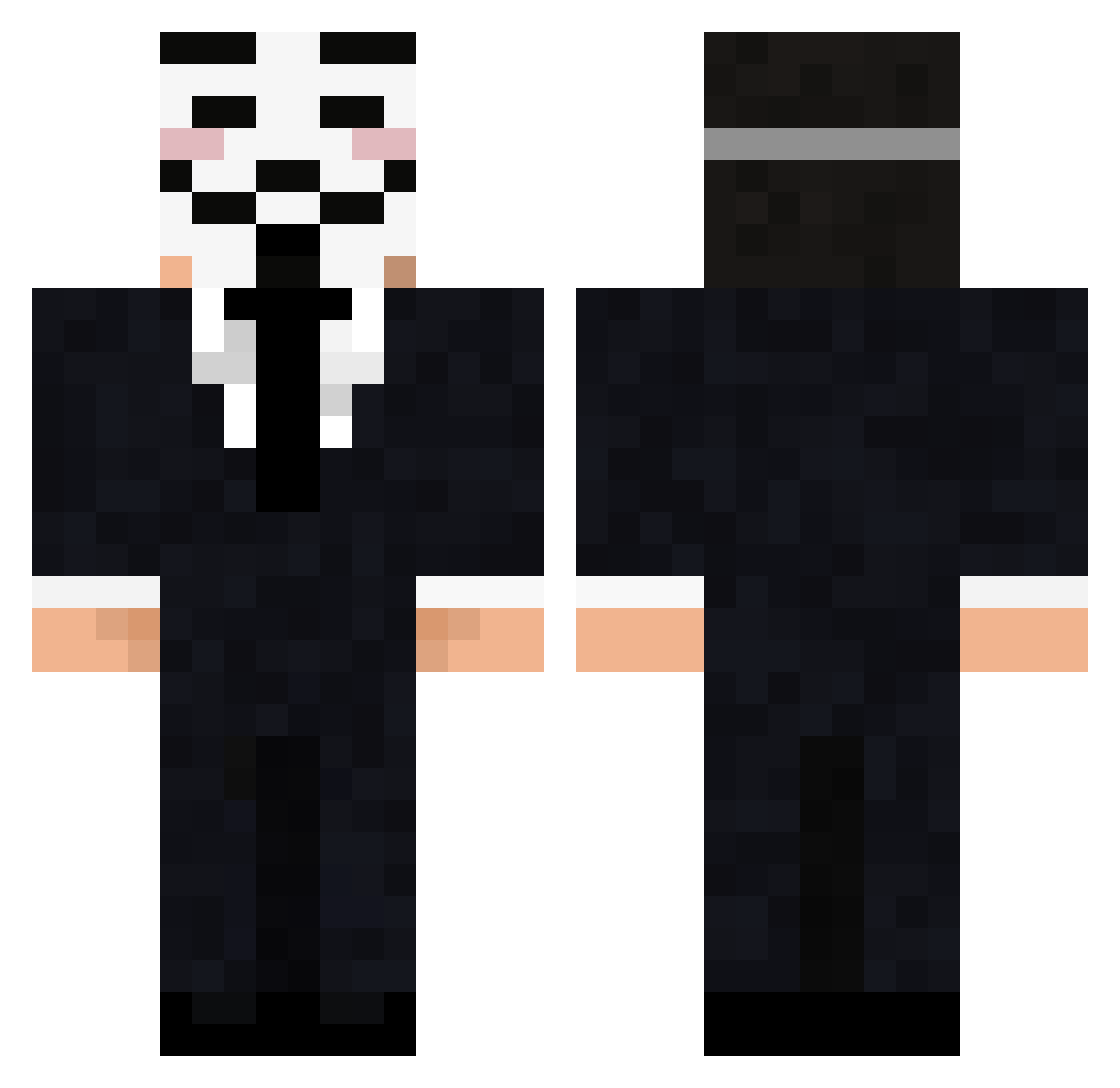 Anei_ Minecraft skin, front and back view