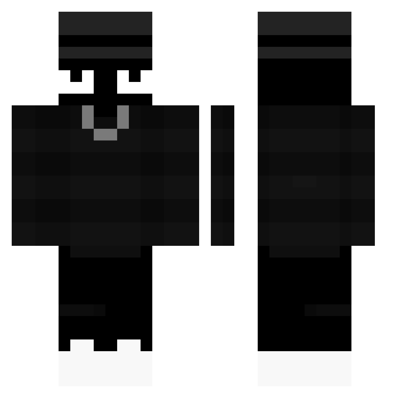 Fogllar_ Minecraft skin, front and back view