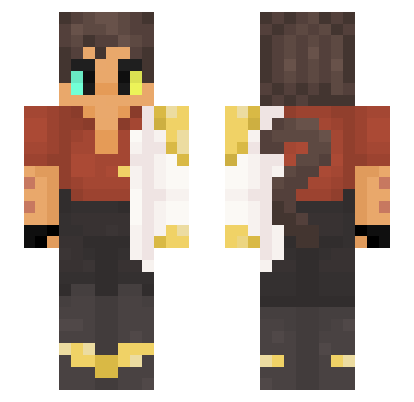 creatin_cons Minecraft skin, front and back view