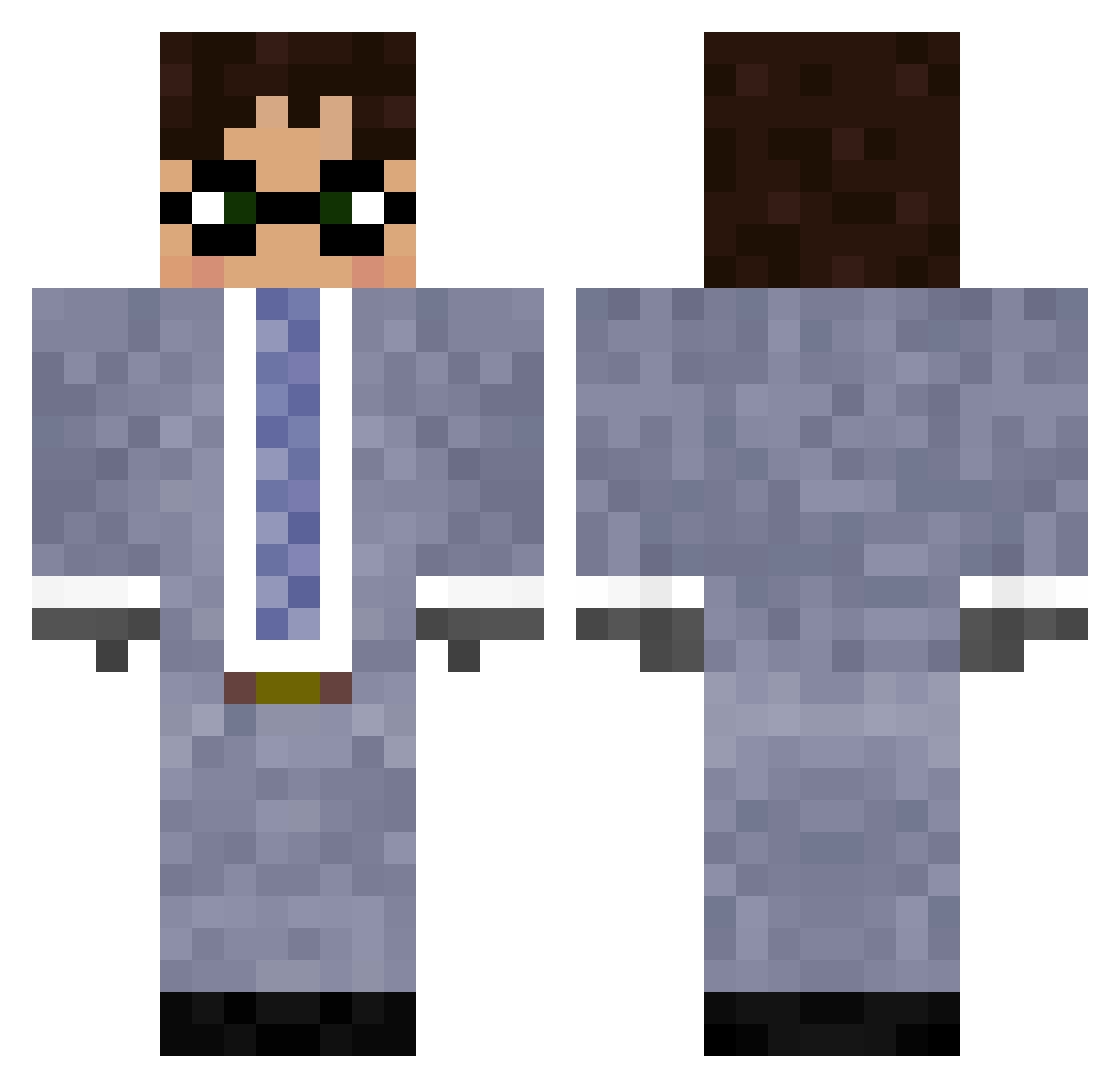 cocow_f Minecraft skin, front and back view